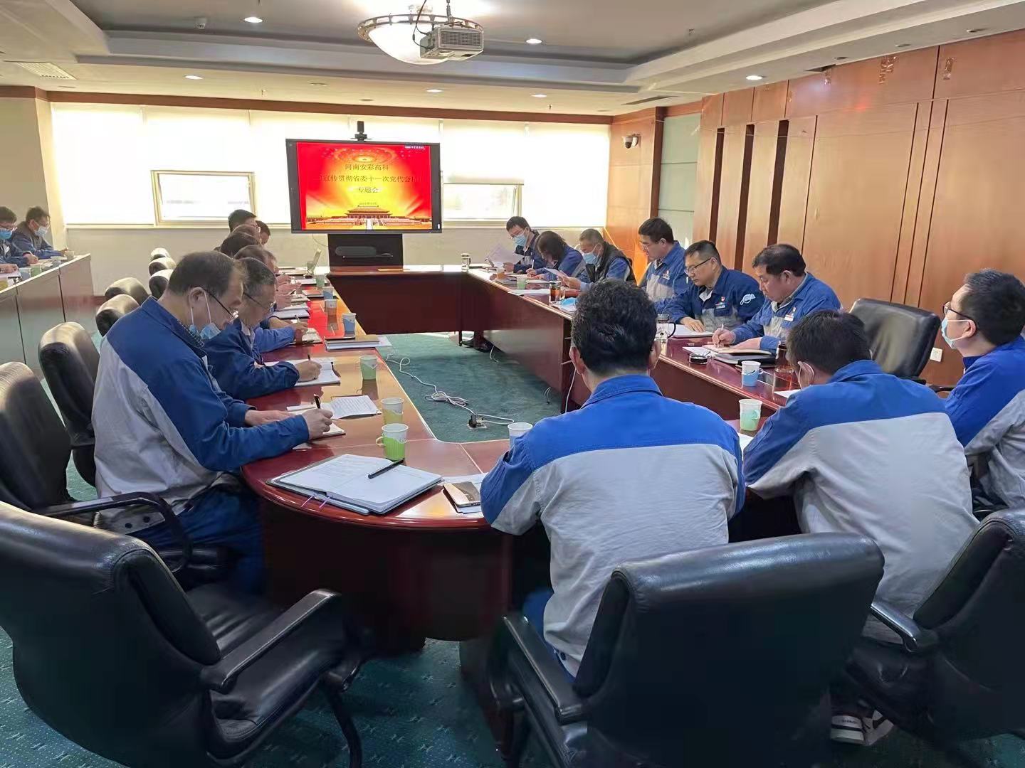 躬身入局，再創輝煌  安彩高科召開黨委（擴大）會傳達學習貫徹省十一次黨代會 精神